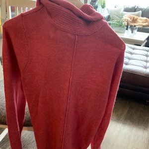 Pink turtle neck sweater